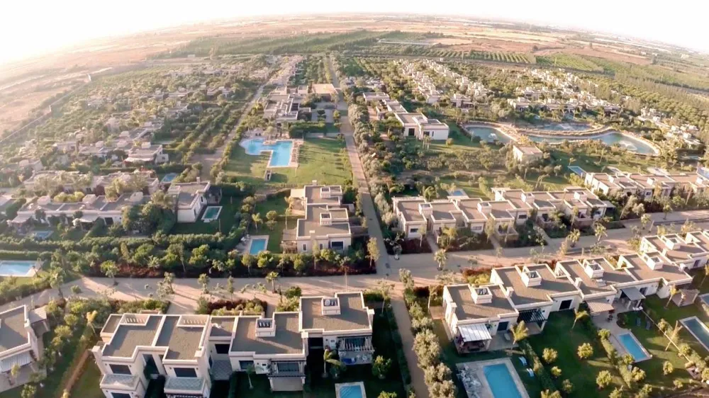 محيط الجماعة من الاعلى